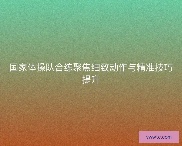 国家体操队合练聚焦细致动作与精准技巧提升